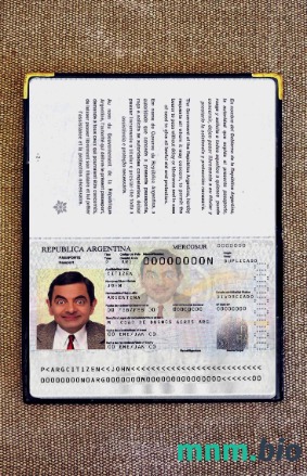 Argentyna paszport 2012-obecnie zdjęcie wygląd pliki PSD, skan i fotografowany obraz